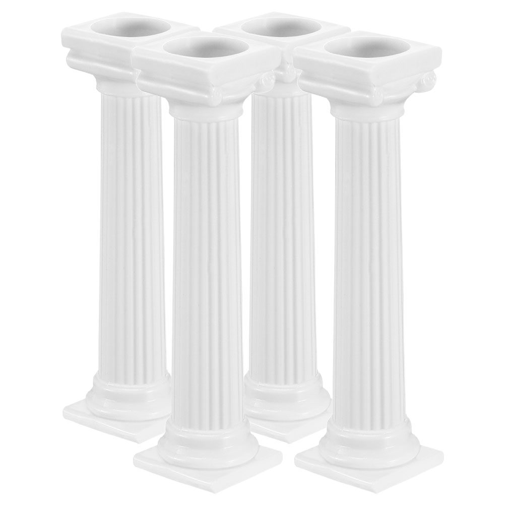 Wedding Support - 4Pcs Roman Pillar Cake Supports Vintage