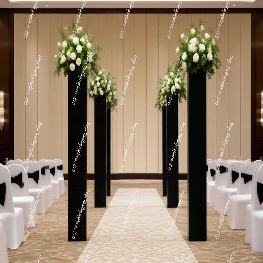 Wedding Event Supply - 3-10pcs)2-120cm)Factory square Event Decoration Supplies Gold