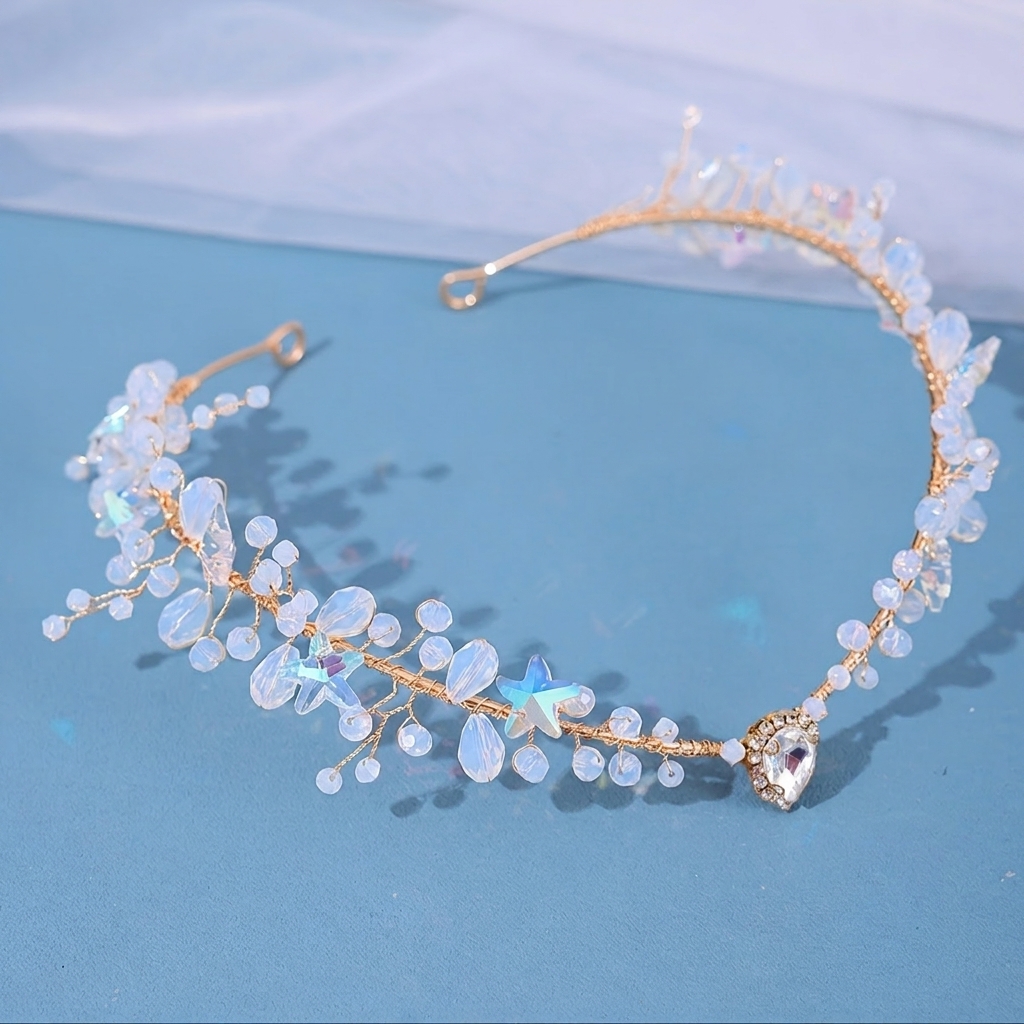 Bridal Hairband Triangular Cry - Wedding Party Supply ulasan dan harga
