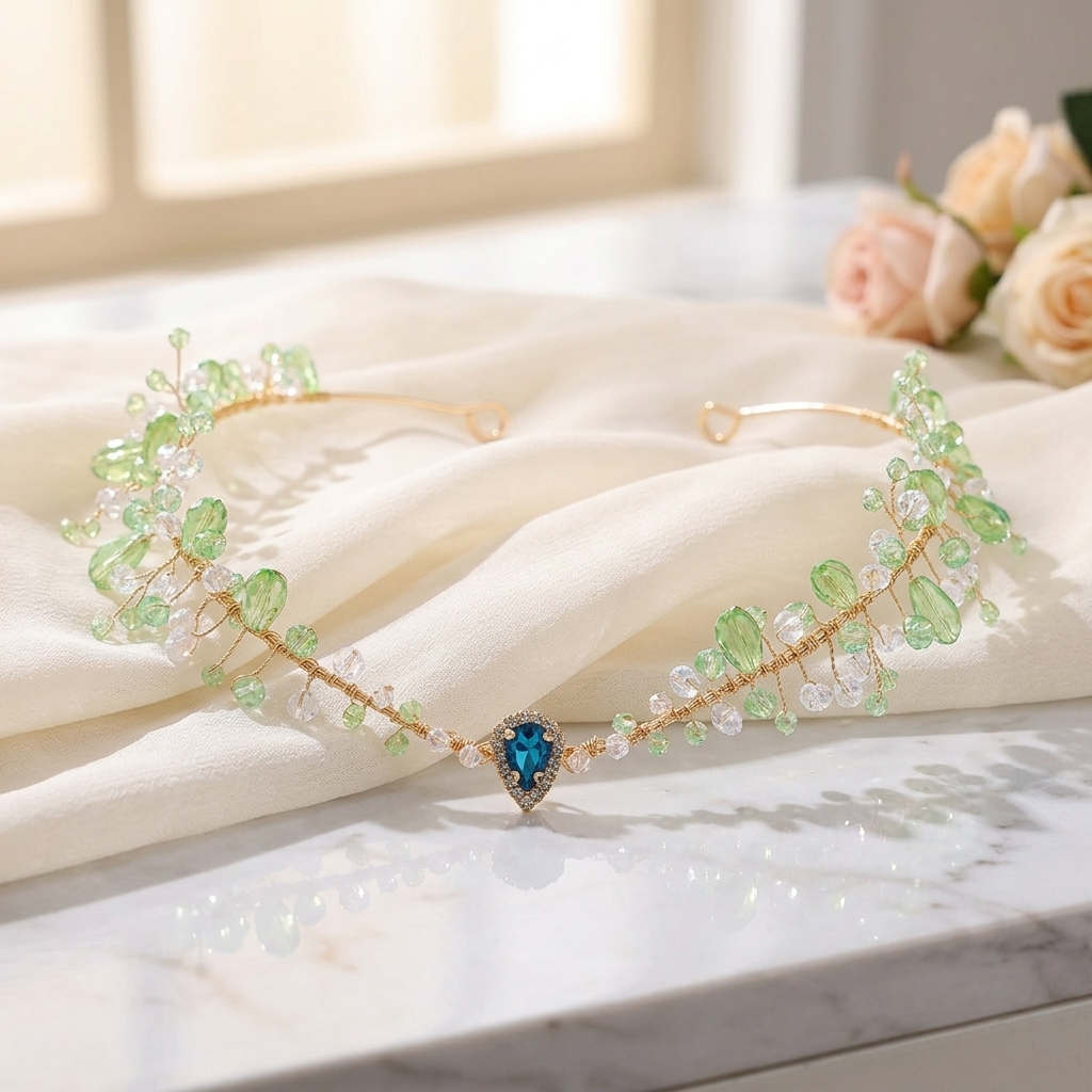 Bridal Hairband Triangular Cry - Wedding Party Supply ulasan dan harga