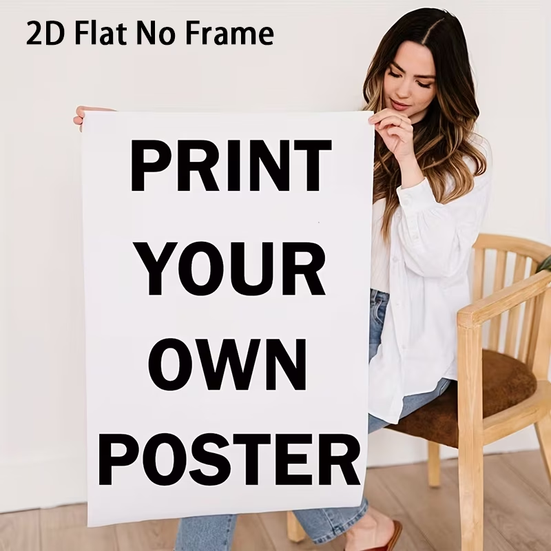 Custom Photo Canvas Poster — M - Wedding Party Supply ulasan dan harga