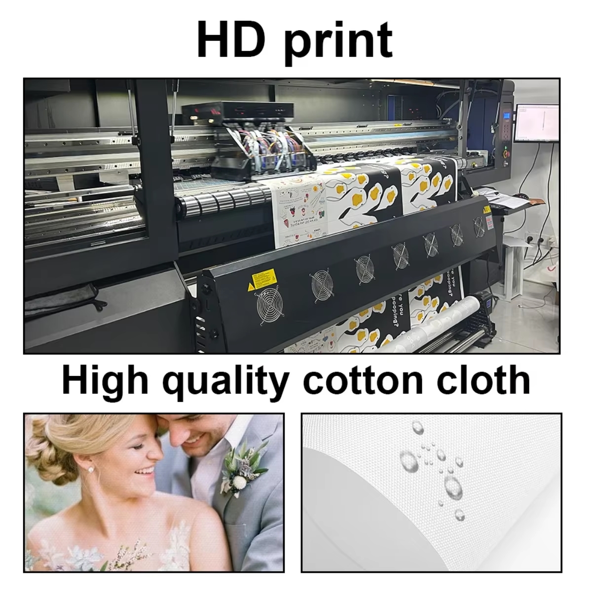 Custom Photo Canvas Poster — M - Wedding Party Supply ulasan dan harga