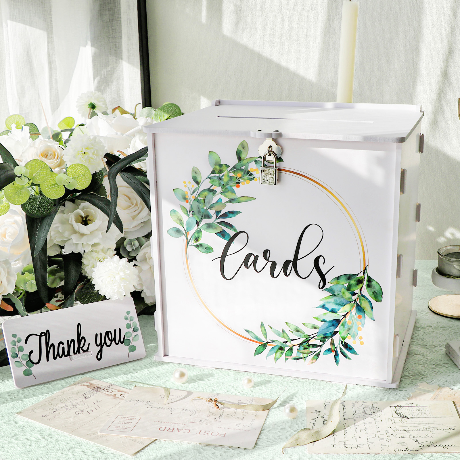 Wedding Card Box with Lock, PV - Wedding Card Box ulasan dan harga