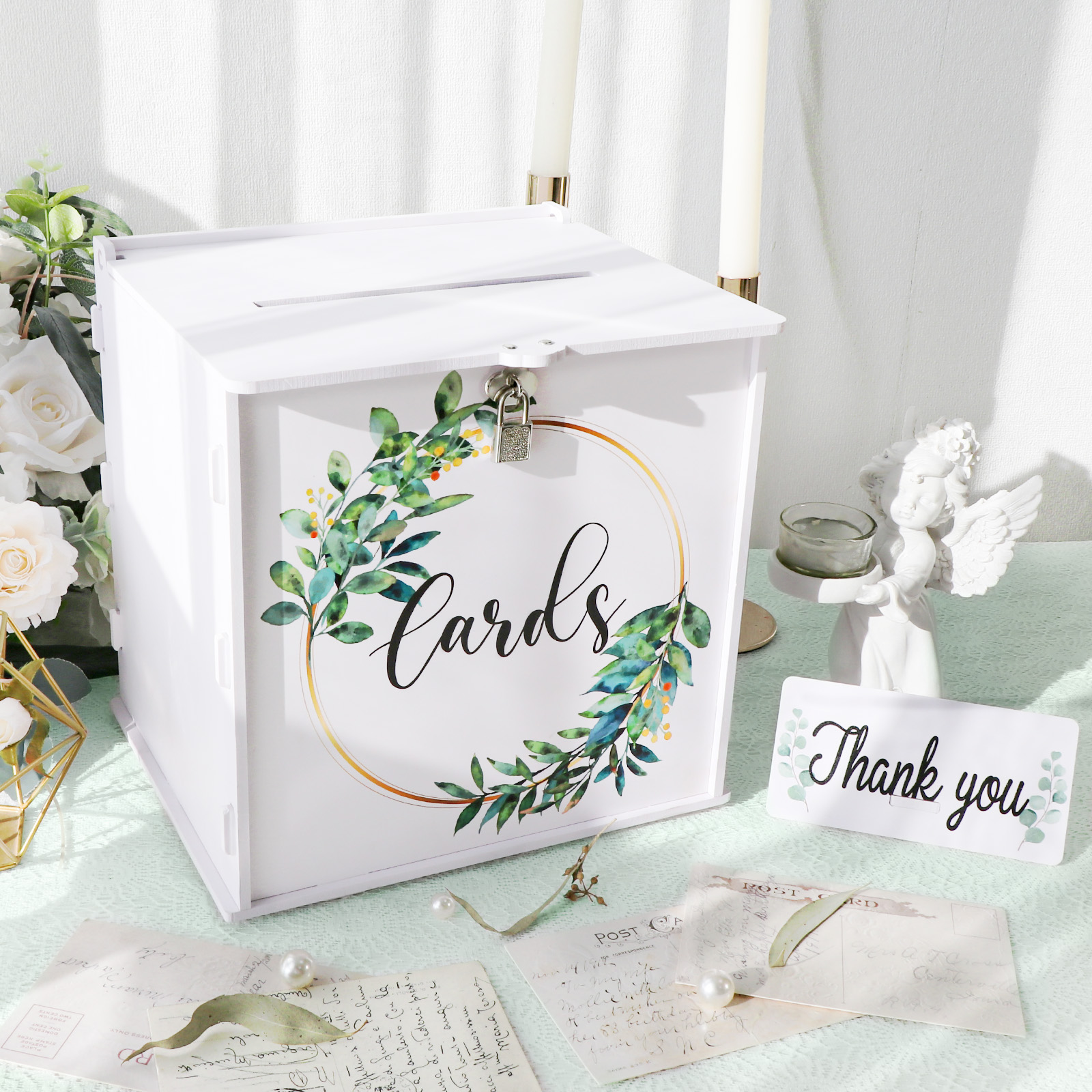 Wedding Card Box with Lock, PV - Wedding Card Box ulasan dan harga