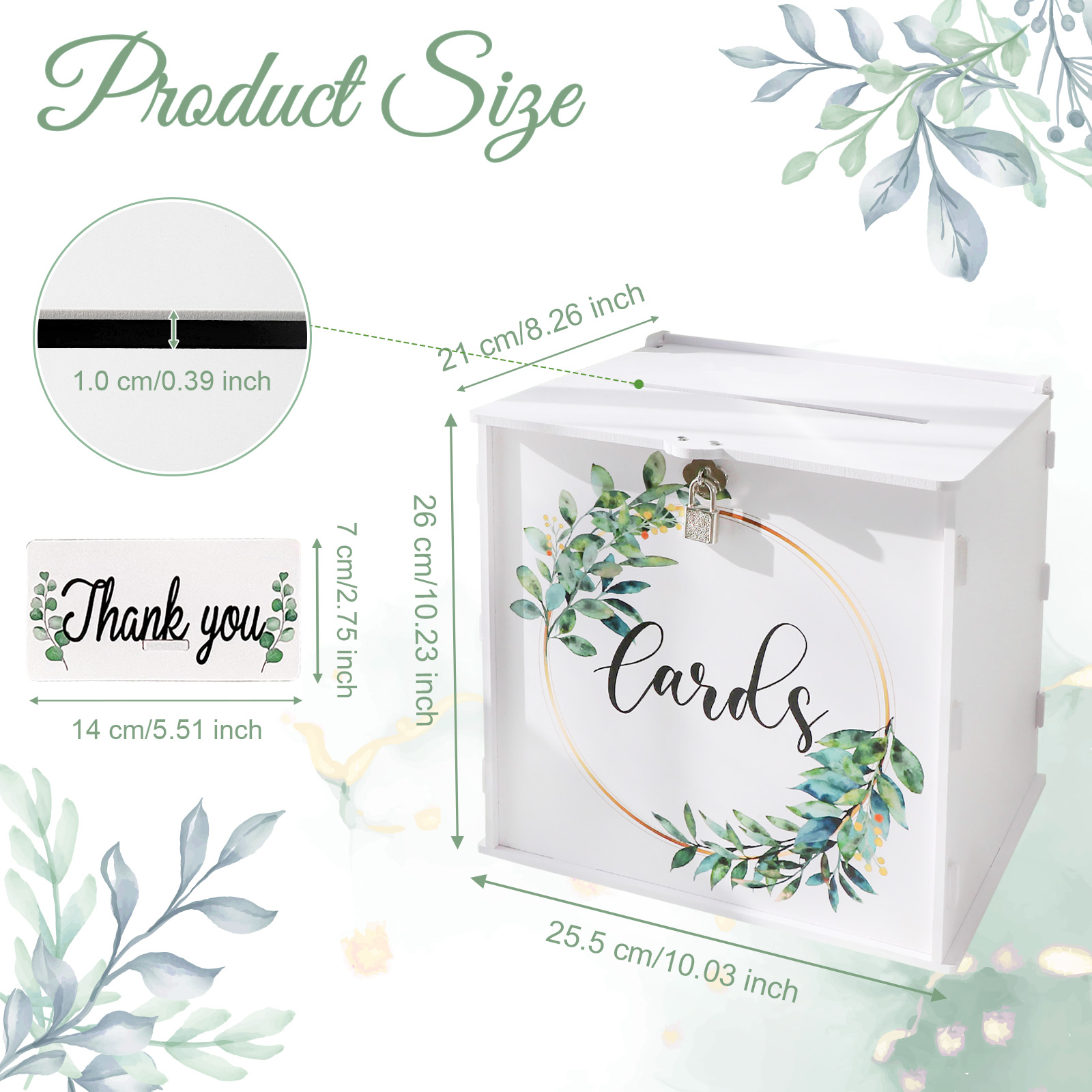 Wedding Card Box with Lock, PV - Wedding Card Box ulasan dan harga