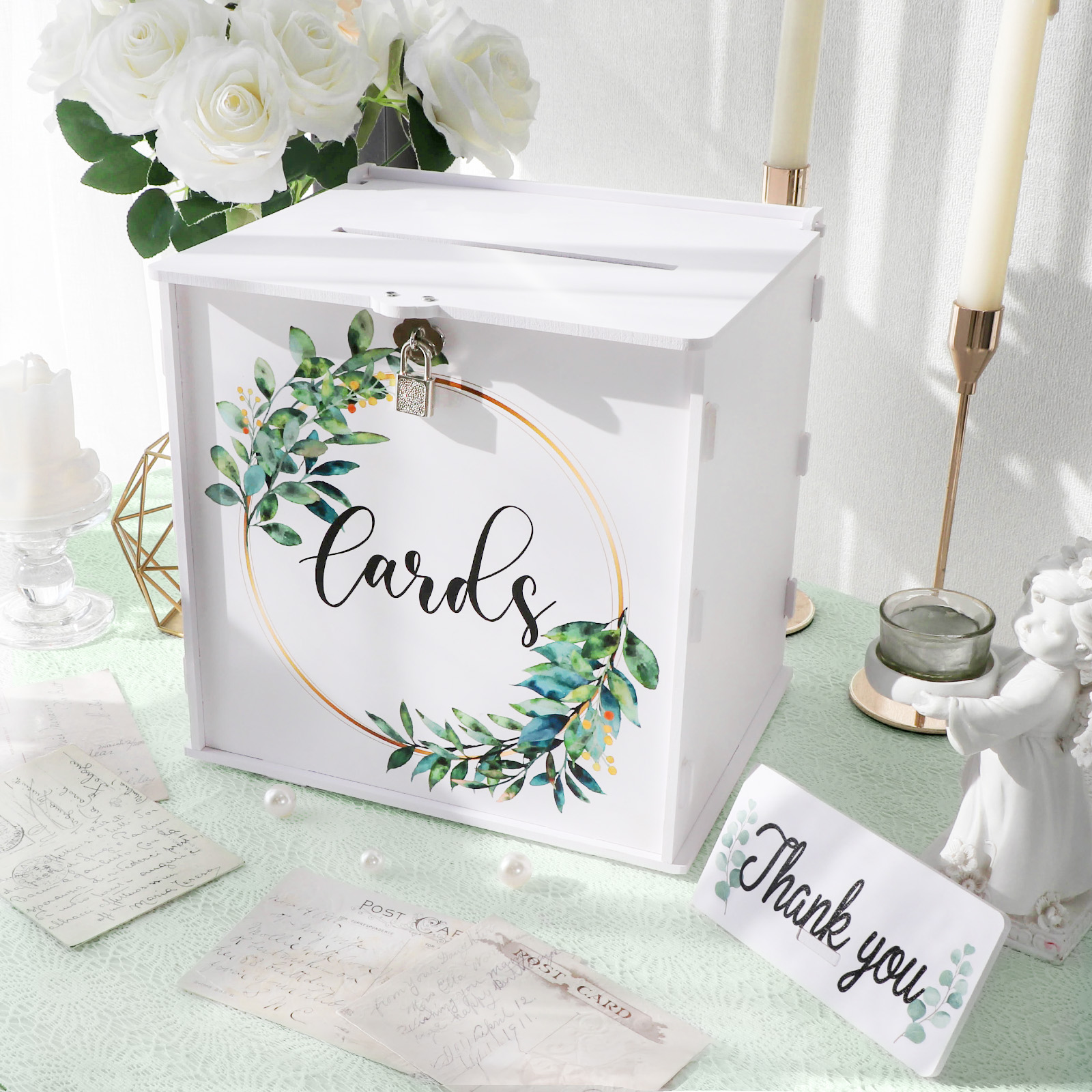 Wedding Card Box with Lock, PV - Wedding Card Box ulasan dan harga
