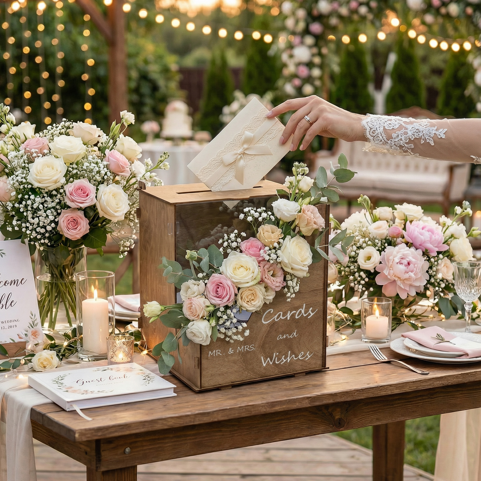 OurWarm Wedding Card Box with  - Wedding Card Box ulasan dan harga