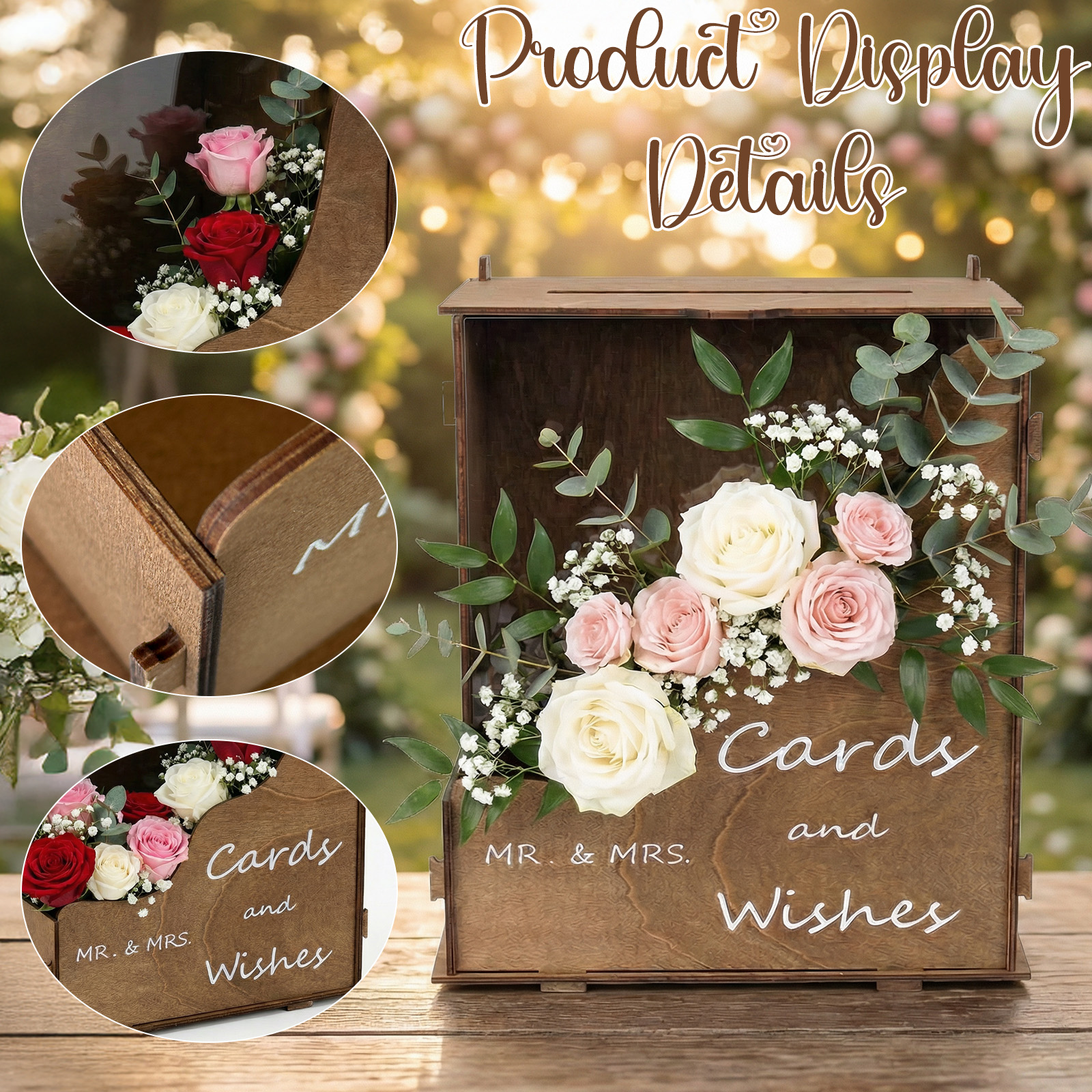 OurWarm Wedding Card Box with  - Wedding Card Box ulasan dan harga
