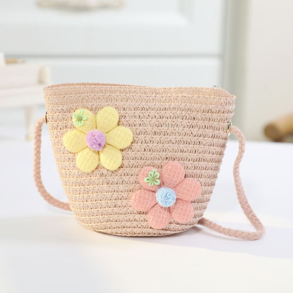 Cute Handmade Woven Girl Flowe - Flower Girl Basket ulasan dan harga