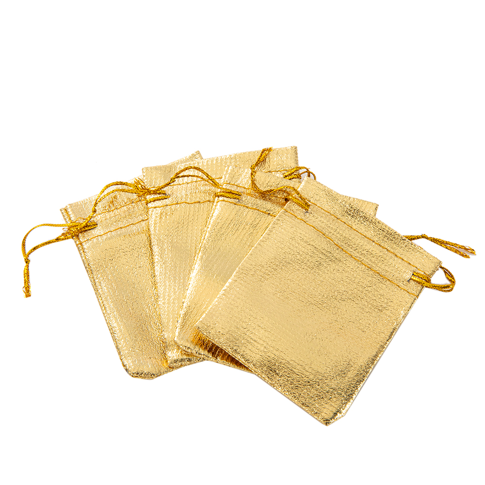 50Pcs Gold Silver Drawstring O - Wedding Supply Business ulasan dan harga