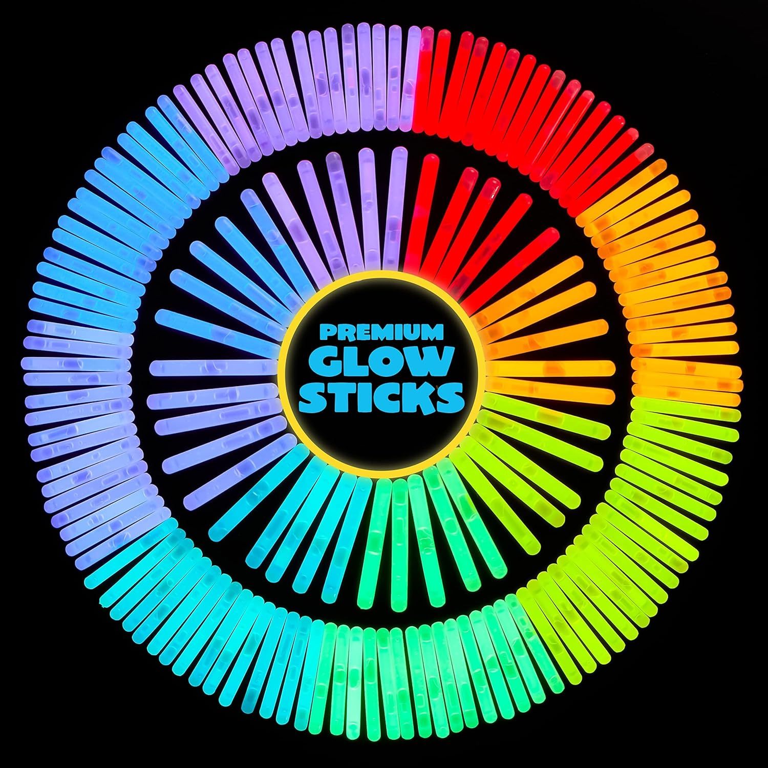 100 Mini Glow Sticks(1.7