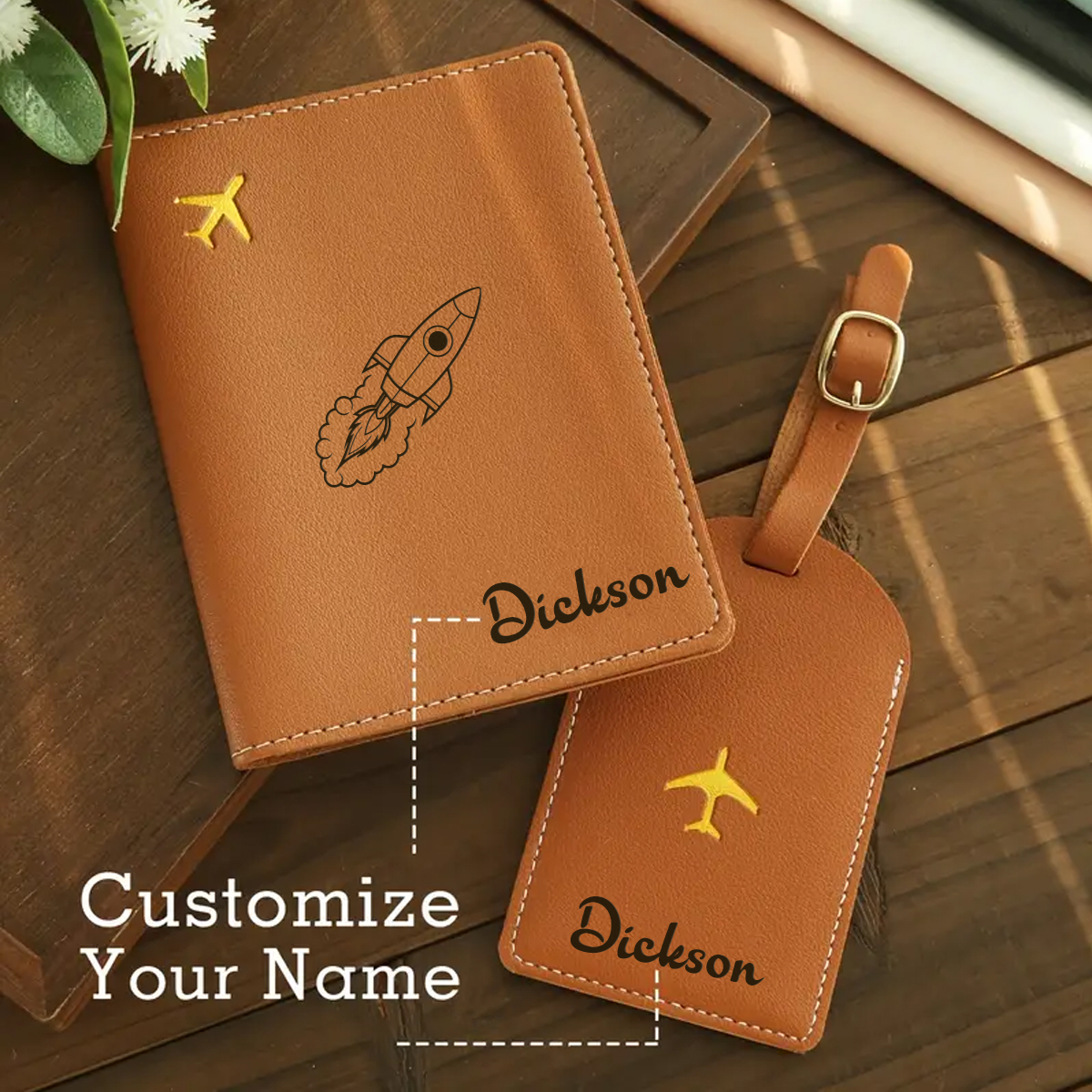 Customized Name Luggage Tag 2p - Wedding Card Box ulasan dan harga
