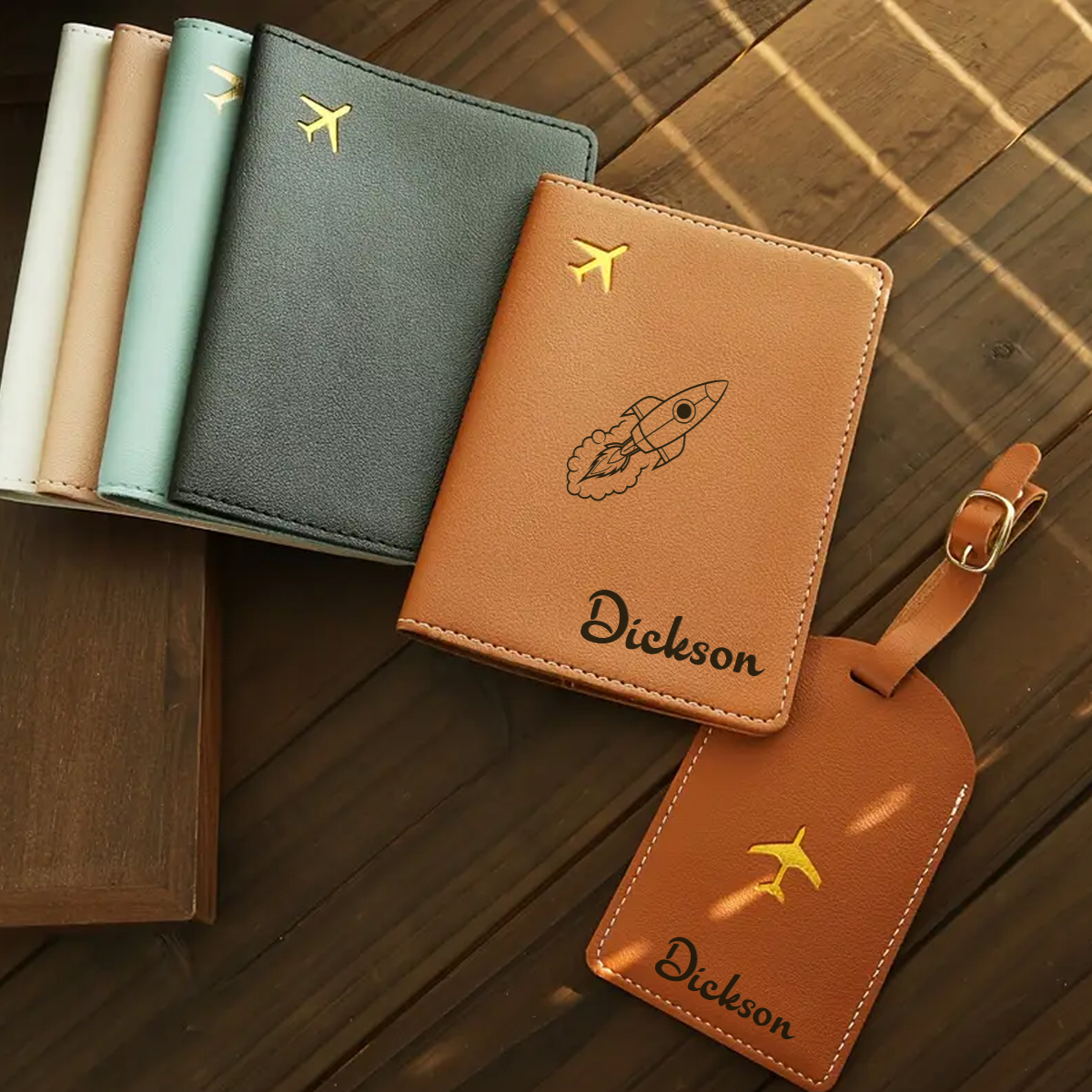 Customized Name Luggage Tag 2p - Wedding Card Box ulasan dan harga