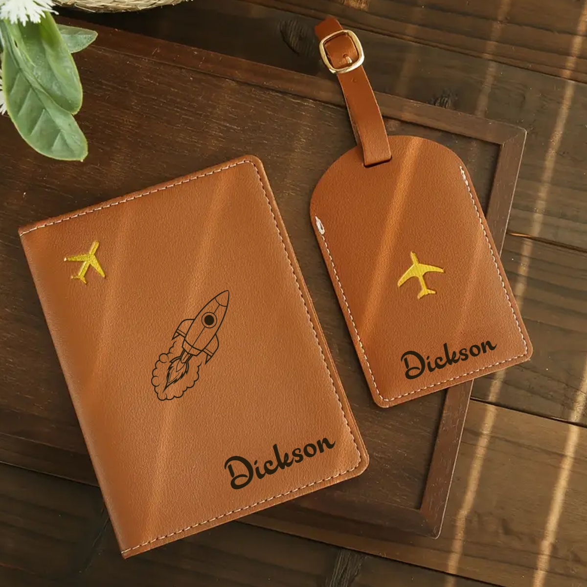 Customized Name Luggage Tag 2p - Wedding Card Box ulasan dan harga