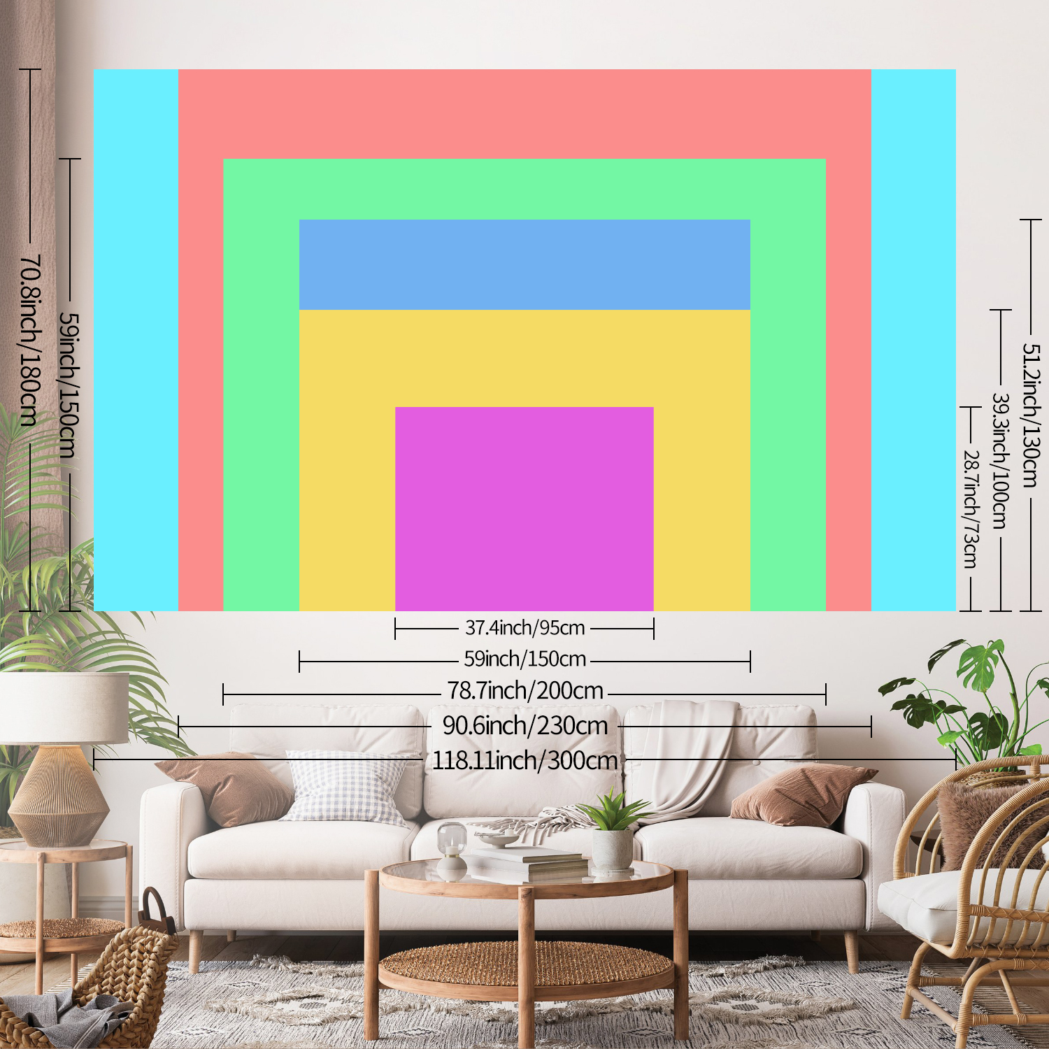 1pc Customized tapestries, cus - Wedding Party Supply ulasan dan harga