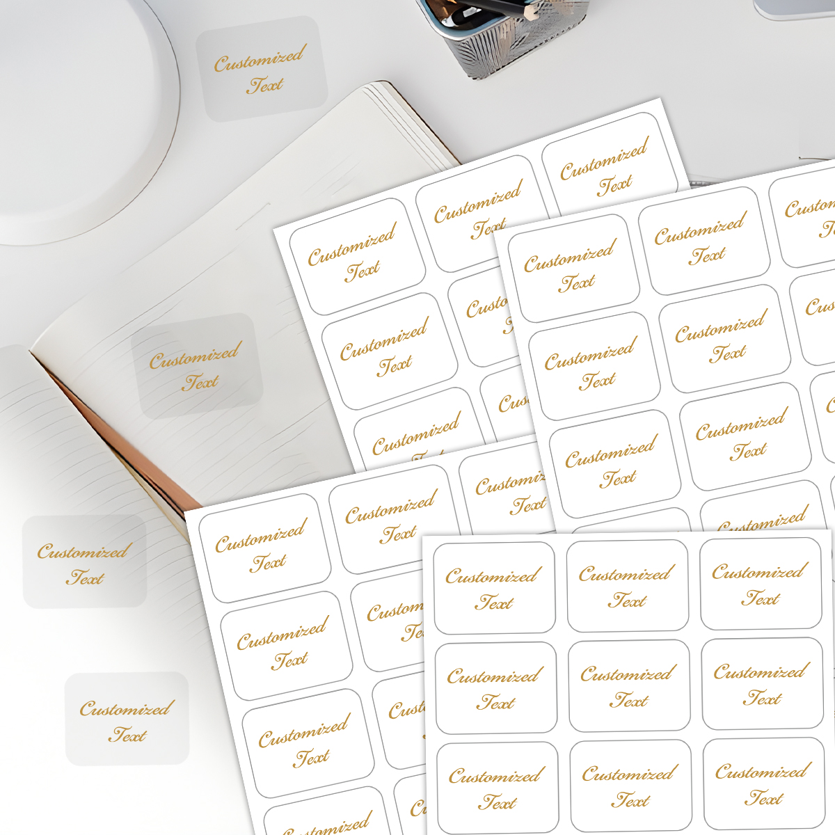 36/72pcs Customizable Transpar - Wedding Supply Business ulasan dan harga