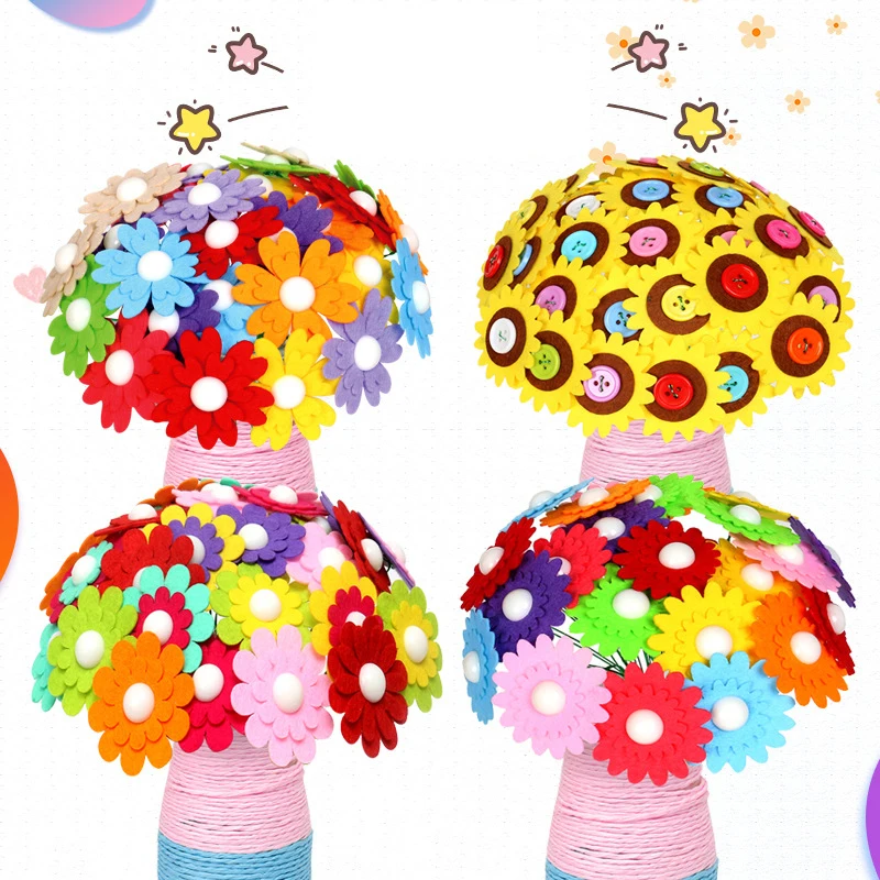 Flower Craft Kit Bouquet with  - Flower Girl Basket ulasan dan harga