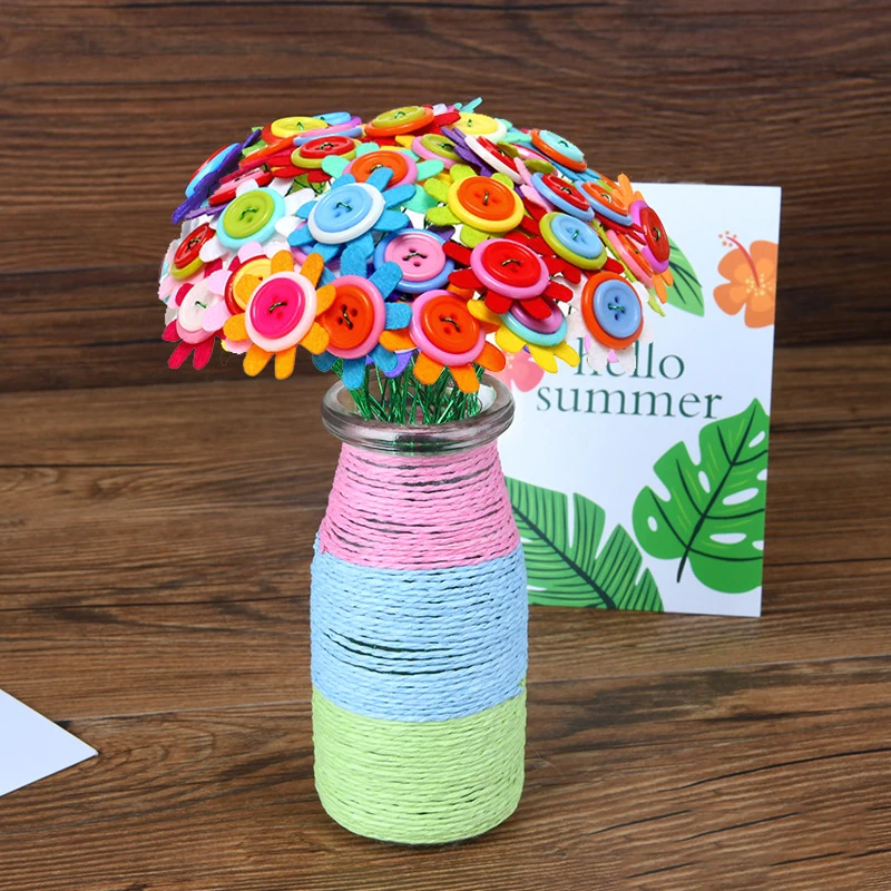 Flower Craft Kit Bouquet with  - Flower Girl Basket ulasan dan harga