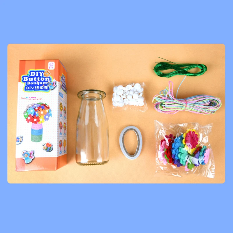 Flower Craft Kit Bouquet with  - Flower Girl Basket ulasan dan harga