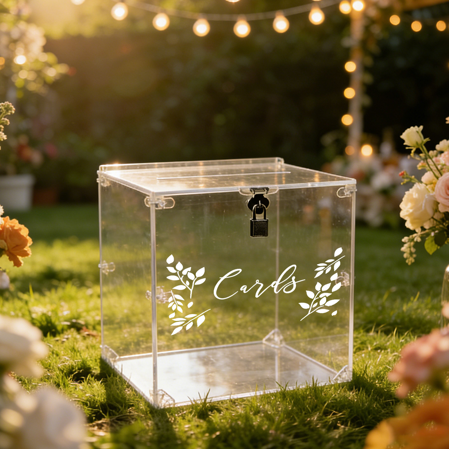 Acrylic Wedding Card Boxes wit - Wedding Card Box ulasan dan harga