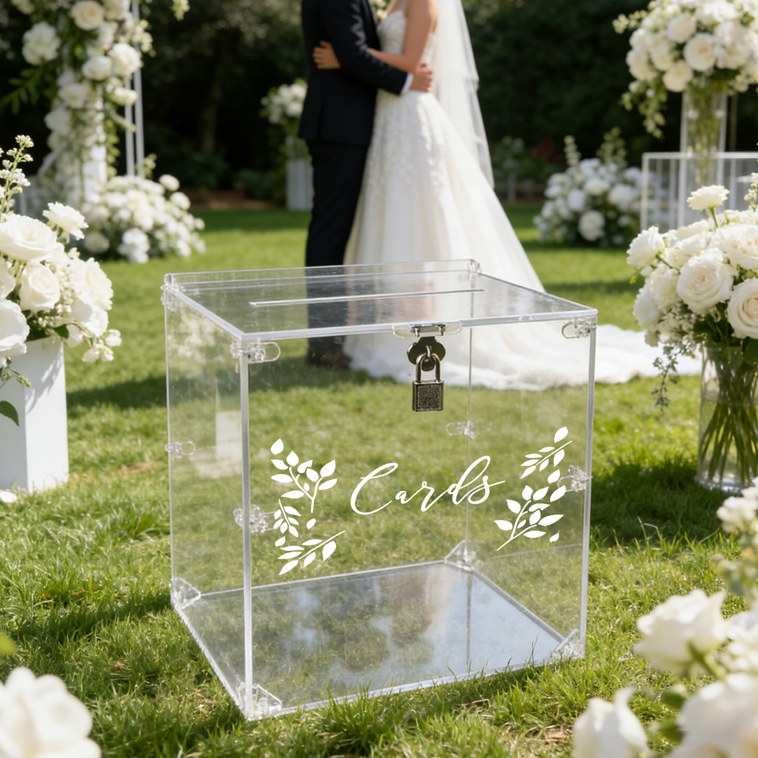 Acrylic Wedding Card Boxes wit - Wedding Card Box ulasan dan harga