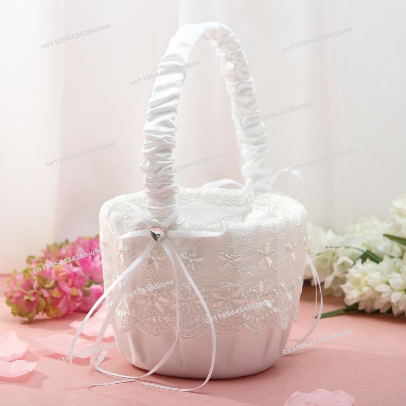 Western Wedding Bride Flower G - Flower Girl Basket ulasan dan harga