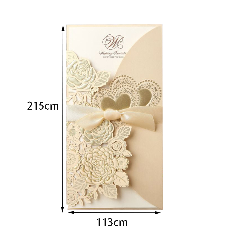 5/10Pcs Laser Cut Wedding Invi - Wedding Supply Business ulasan dan harga