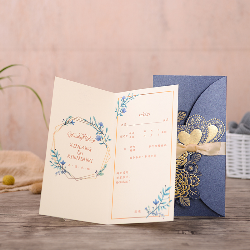 5/10Pcs Laser Cut Wedding Invi - Wedding Supply Business ulasan dan harga