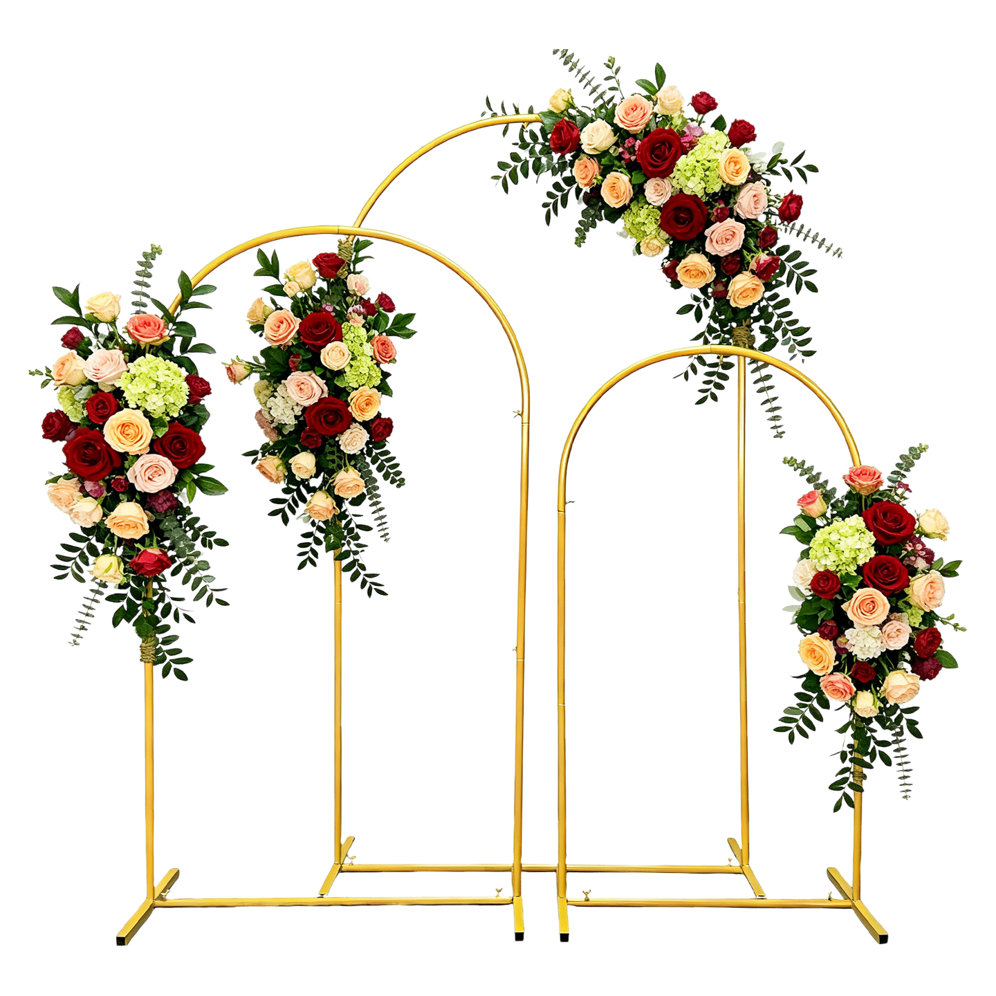 Metal Gold Wedding Arch Stand  - Wedding Support ulasan dan harga