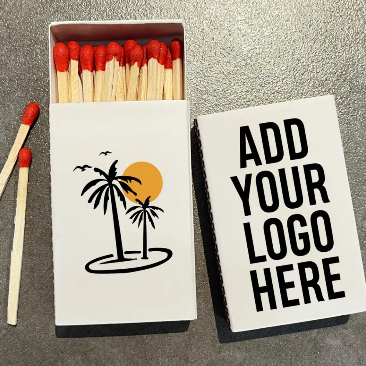 Custom Logo Printed Matchboxes - Wedding Supply Business ulasan dan harga