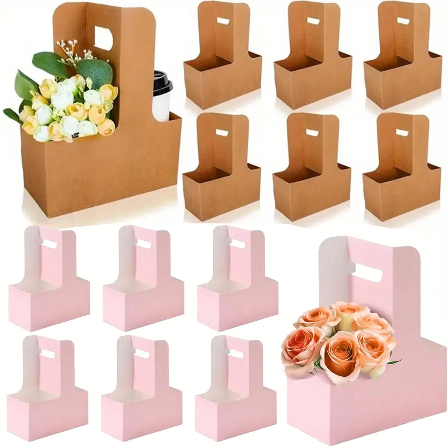 Kraft Paper Flower Bouquet Gif - Wedding Hampers ulasan dan harga