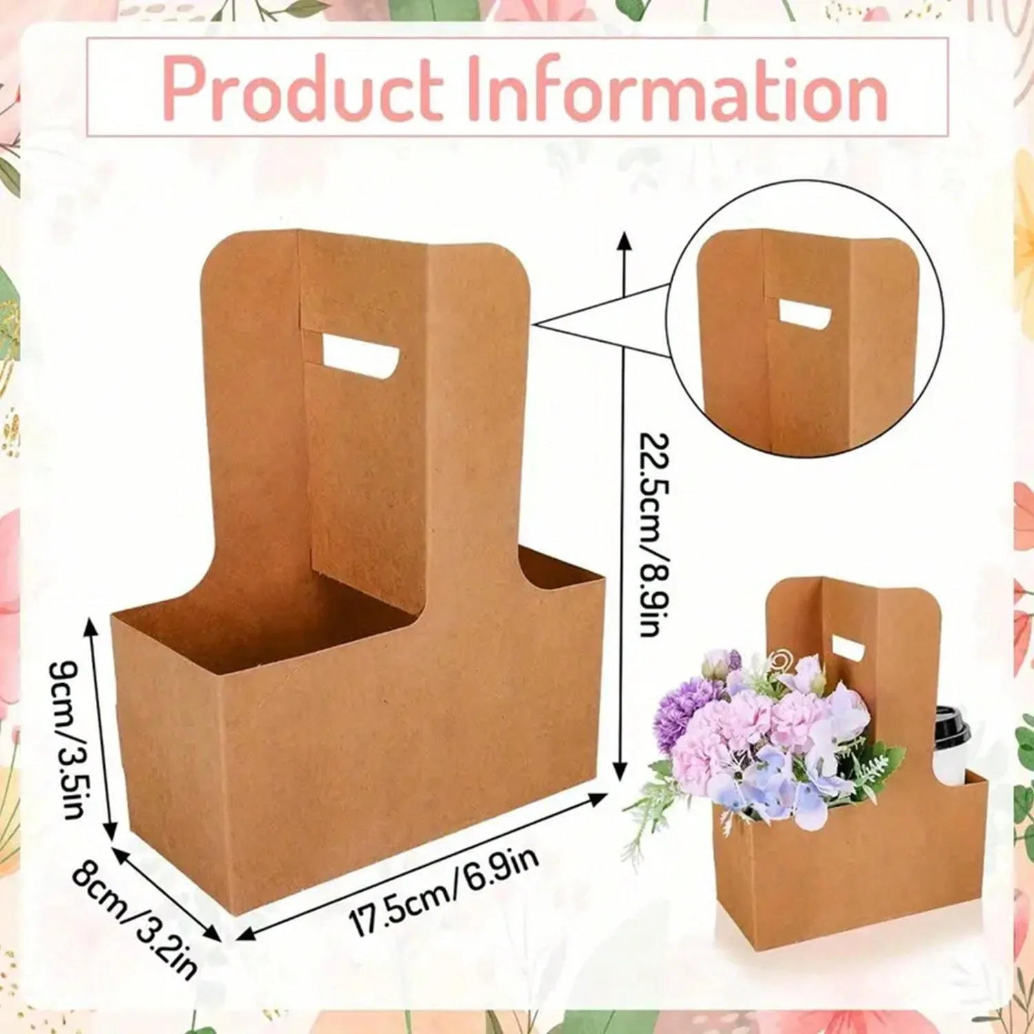 Kraft Paper Flower Bouquet Gif - Wedding Hampers ulasan dan harga