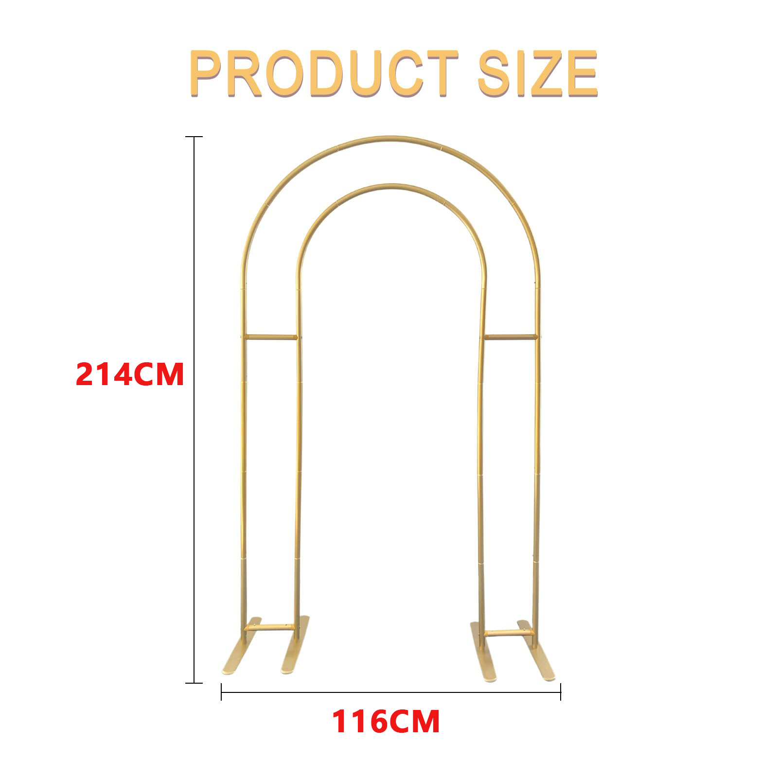Open Arch Backdrop Stand, Doub - Wedding Support ulasan dan harga
