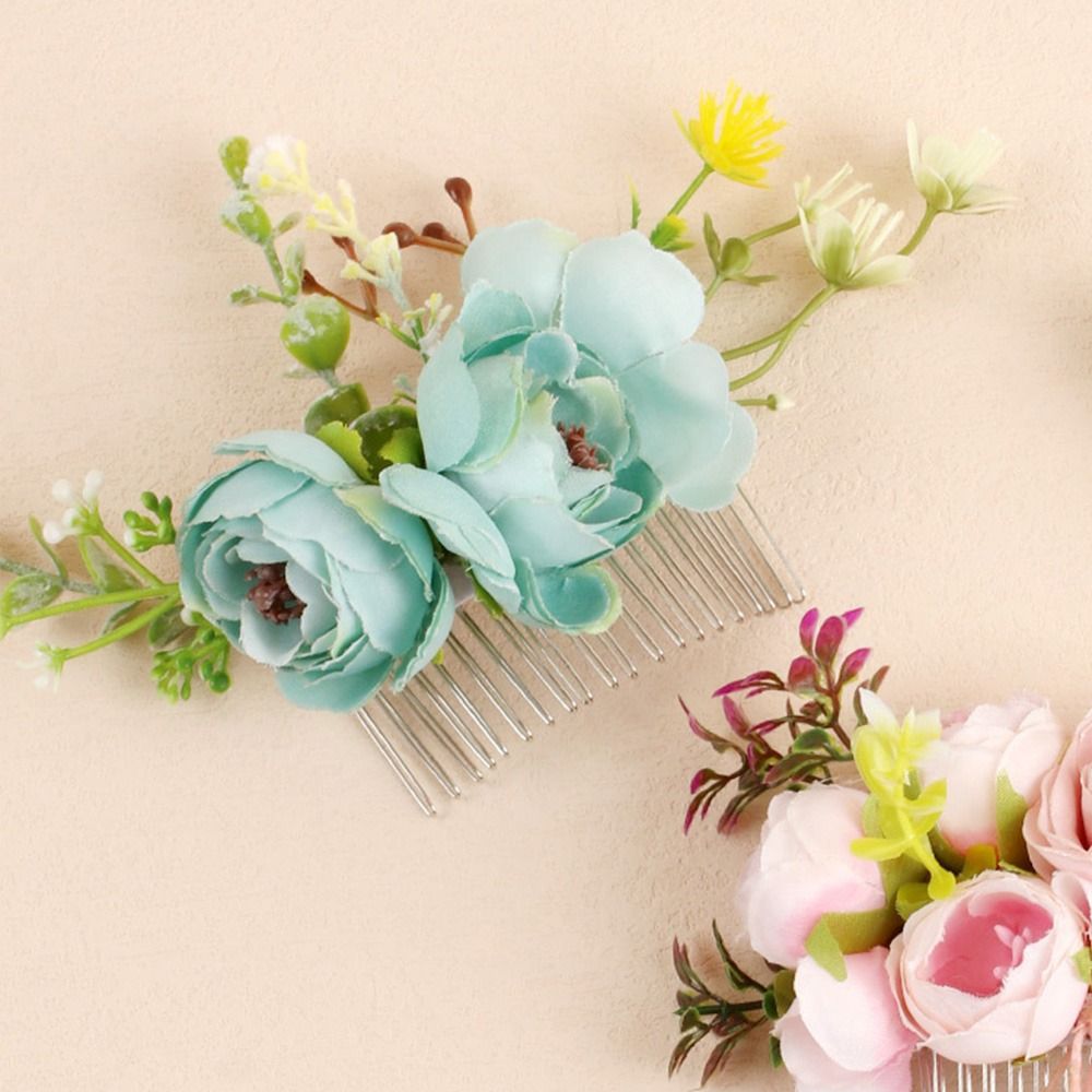 Flower Hair Comb Elegant Brida - Wedding Supply Store ulasan dan harga