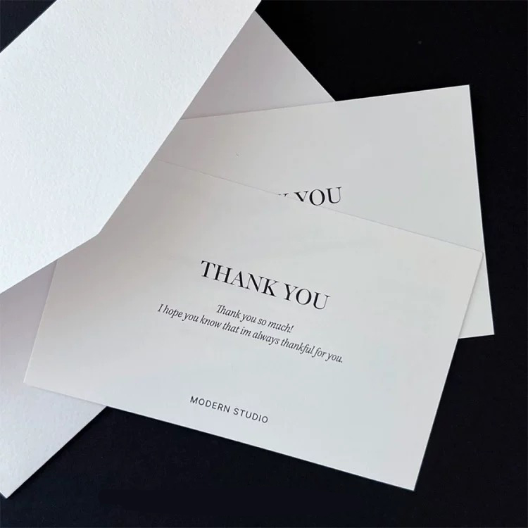 Custom Thank You Card For Smal - Wedding Supply Business ulasan dan harga