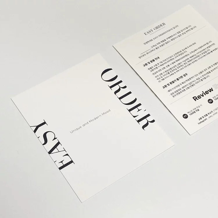 Custom Thank You Card For Smal - Wedding Supply Business ulasan dan harga
