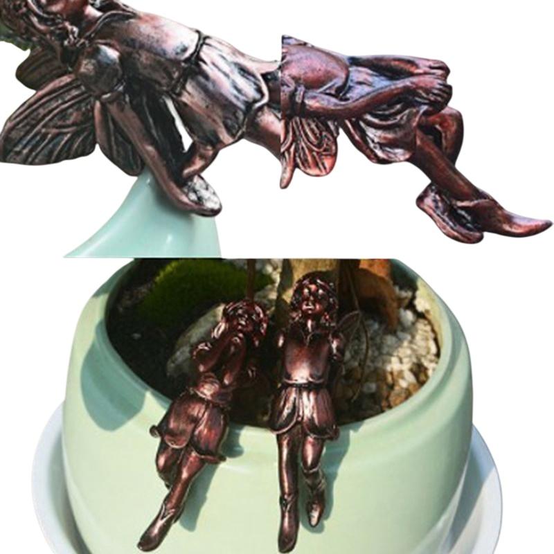 Garden Pot Ornaments Fairy Gir - Flower Girl Basket ulasan dan harga