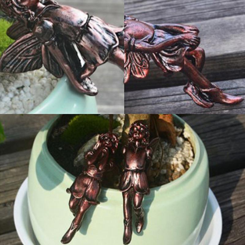 Garden Pot Ornaments Fairy Gir - Flower Girl Basket ulasan dan harga