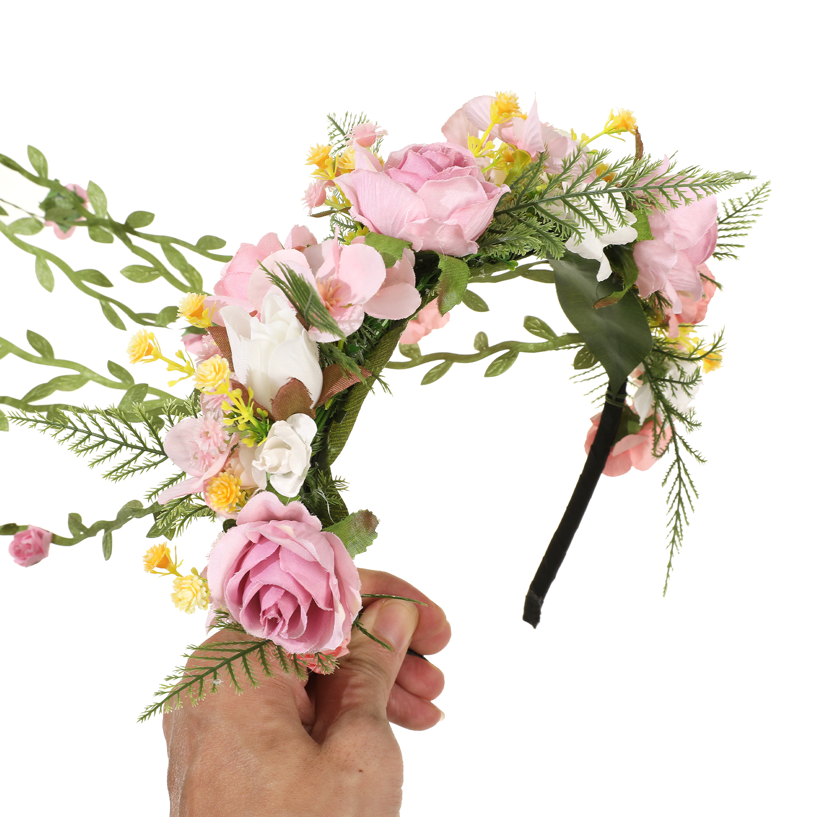 1pc Bohemian Rattan Flower Vin - Wedding Supply Store ulasan dan harga
