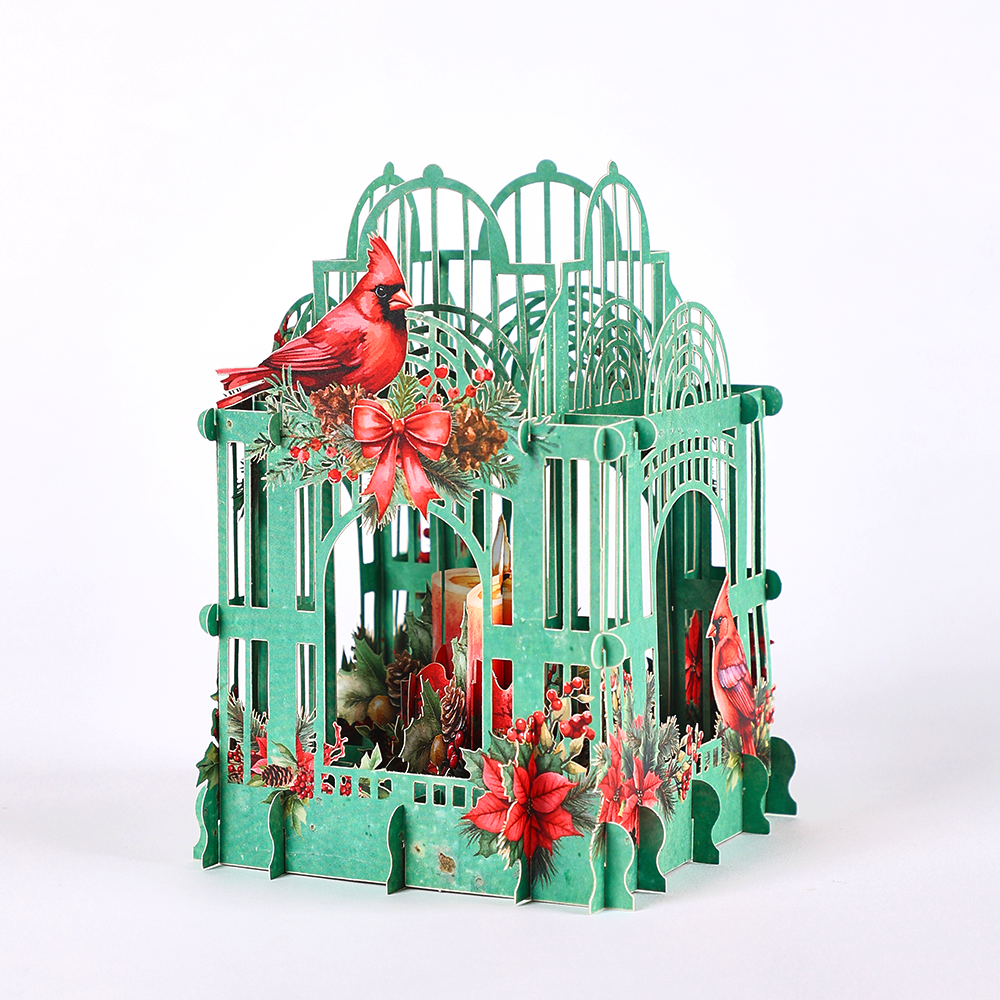 Christmas Poinsettia 3D Box Ca - Wedding Supply Business ulasan dan harga