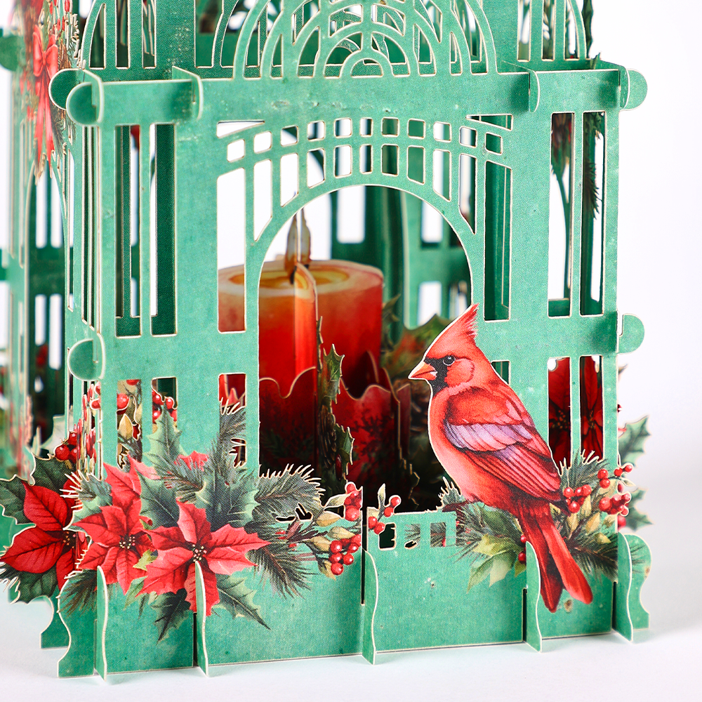 Christmas Poinsettia 3D Box Ca - Wedding Supply Business ulasan dan harga