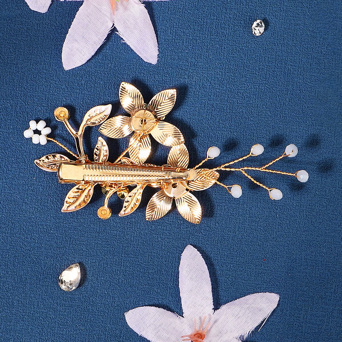 Handmade Pearl Flower Hair Cli - Wedding Supply Store ulasan dan harga