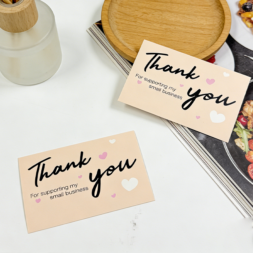 50/100pcs Thank You Cards, for - Wedding Supply Online Store ulasan dan harga