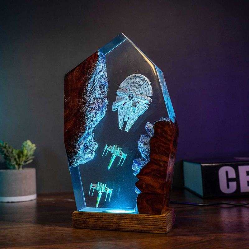 Table Resin Lamp Universe War  - Wedding Party Supply ulasan dan harga