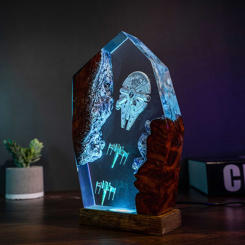 Table Resin Lamp Universe War  - Wedding Party Supply ulasan dan harga