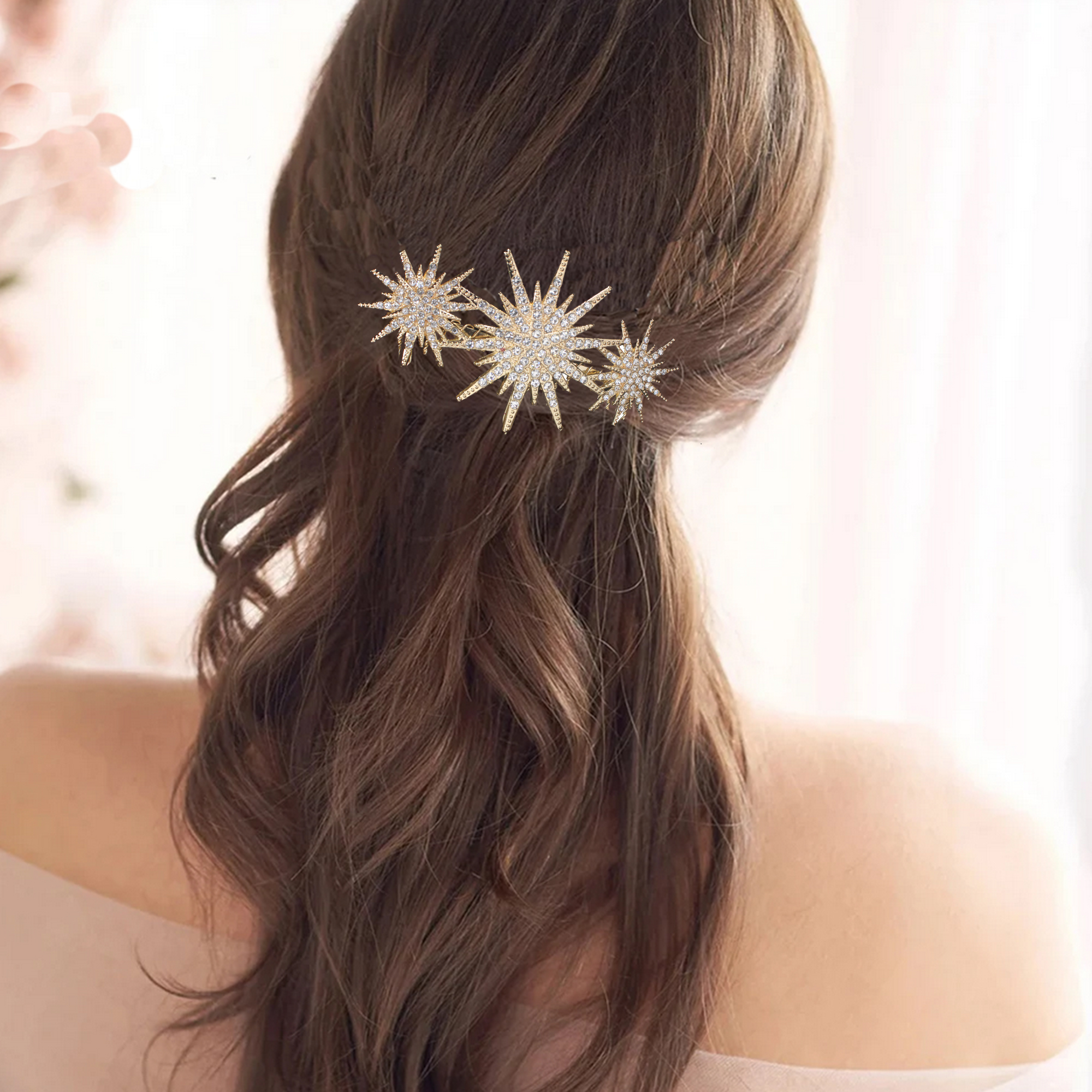 Luxury Rhinestone Star Hair Co - Wedding Supply Store ulasan dan harga