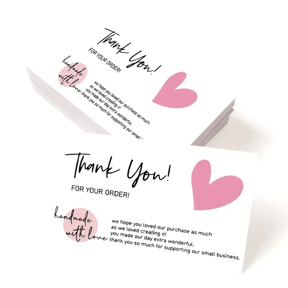 50pcs Thank You Card Exquisite - Wedding Supply Business ulasan dan harga