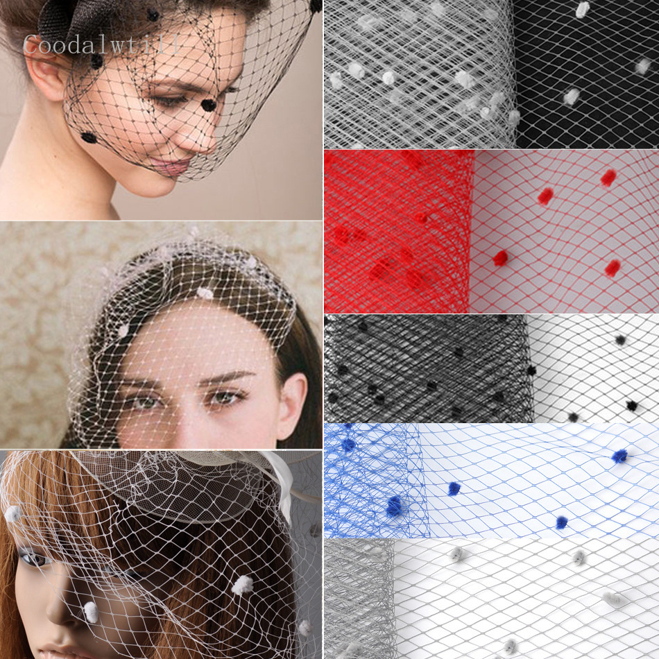2Meters Dot Birdcage Veil Fabr - Wedding Supply Store ulasan dan harga