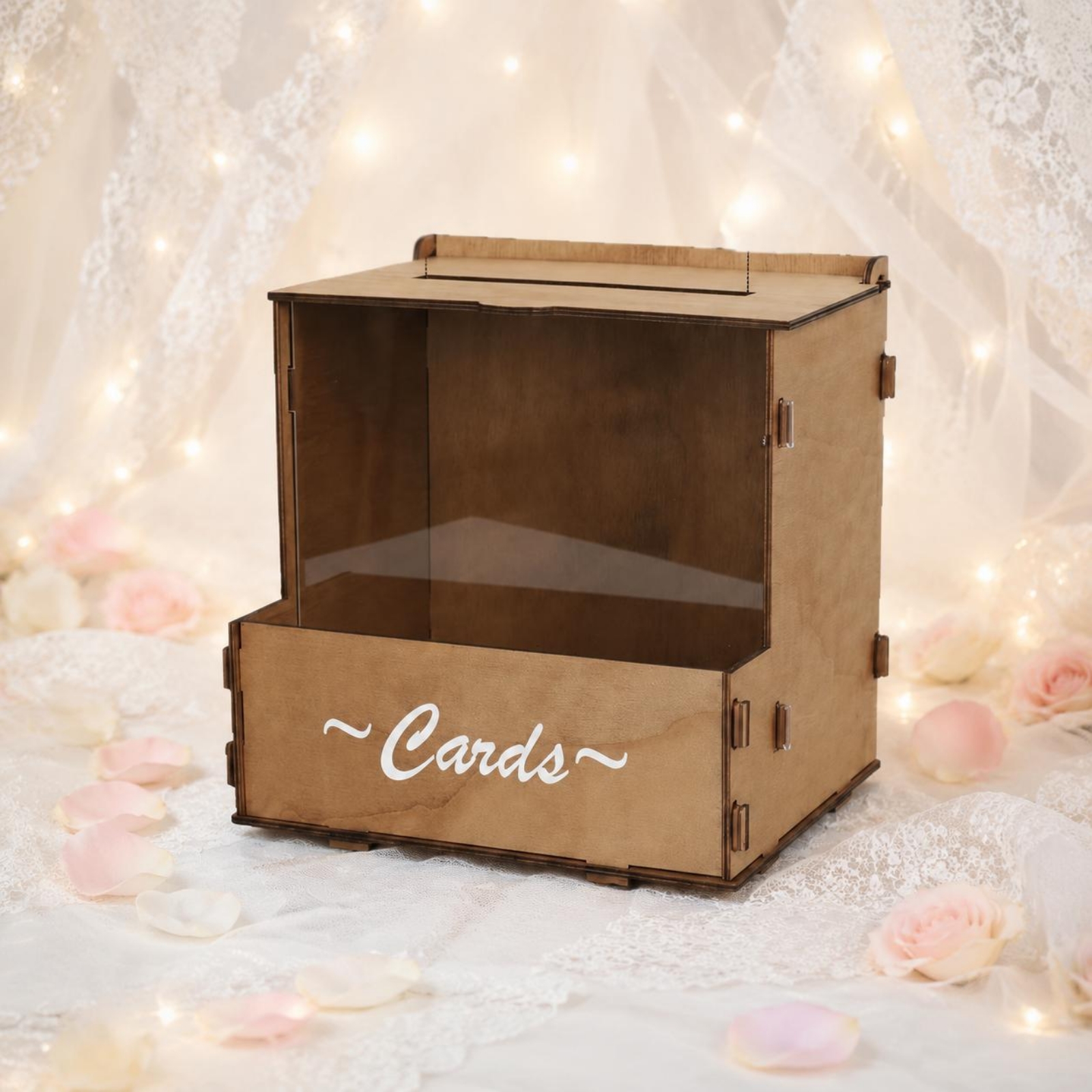 Wooden Wedding Card Box Large  - Wedding Card Box ulasan dan harga