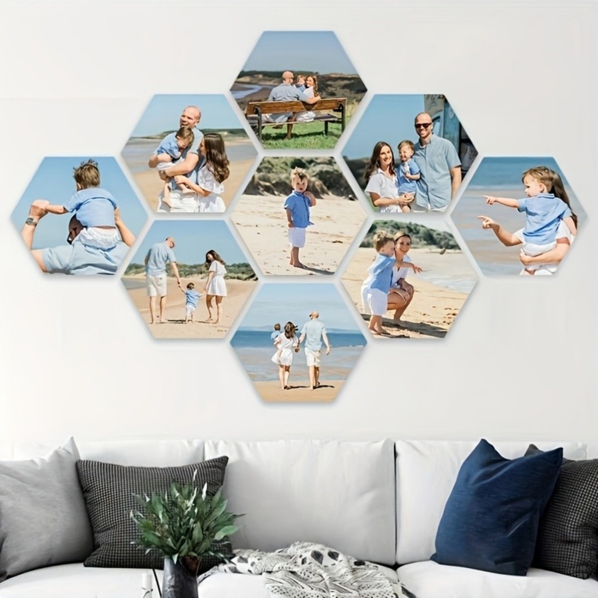 Custom Wall Decor — Modern Hex - Wedding Party Supply ulasan dan harga